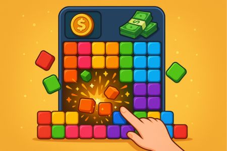 Block Game ganhar dinheiro jogando: quebre blocos e receba recompensas reais