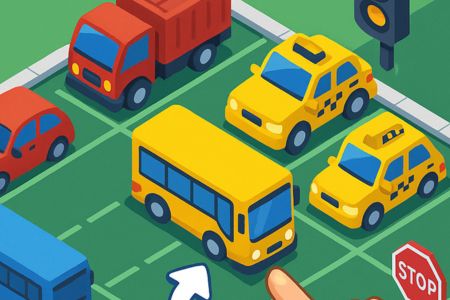 Bus Play Parking Jam jogo de quebra-cabeça de estacionamento: desafie sua mente e divirta-se